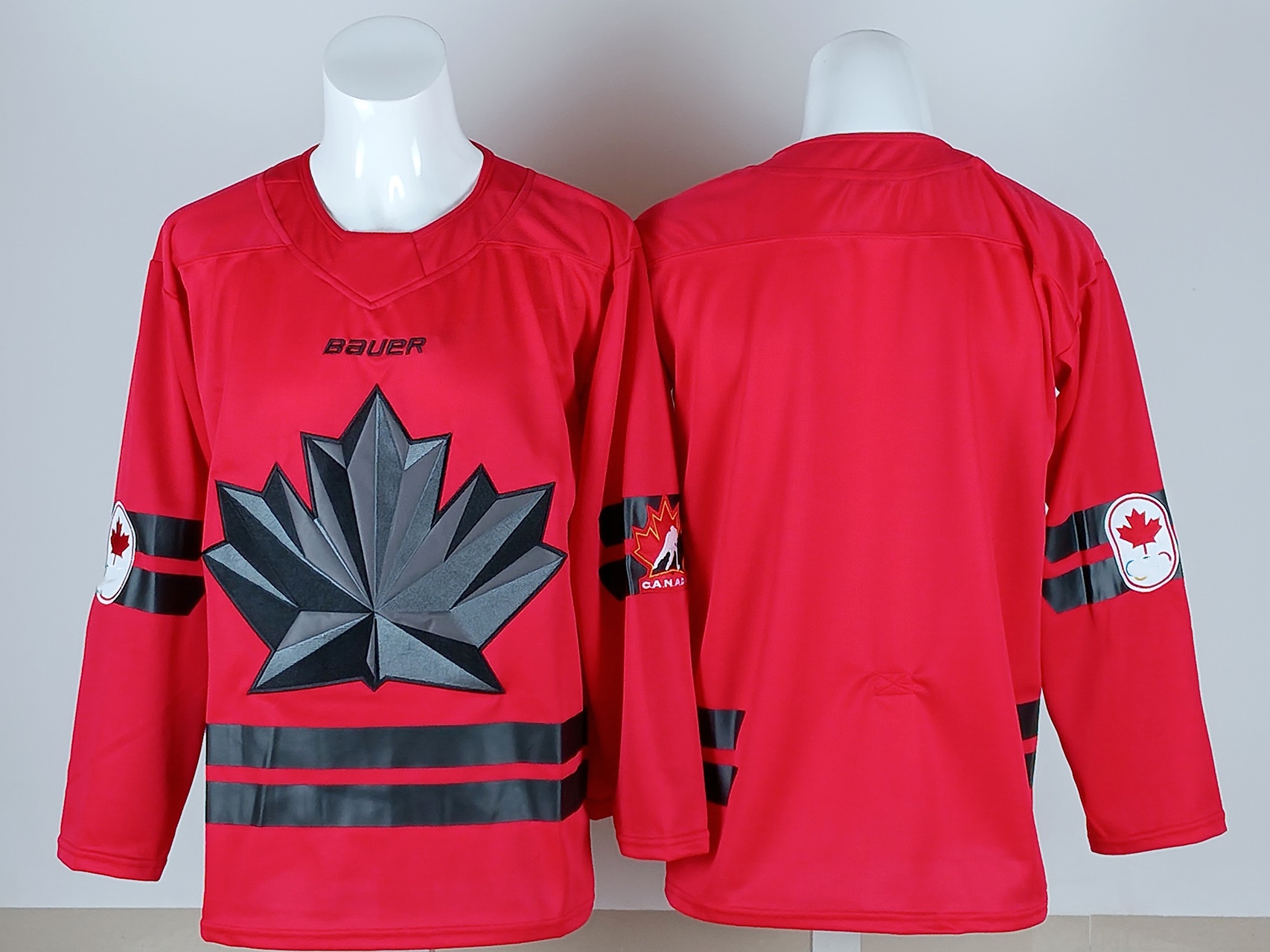 2026 Team Canada Jersey Blank No Name No Number Hockey Jerseys Red Black White Color Size S-XXXL Stitched Men's Jersey