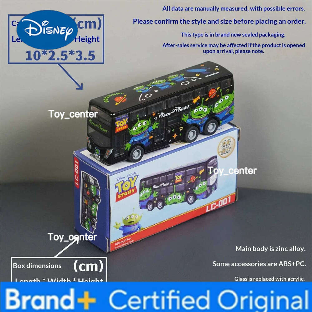 Disney HongKong Limited Edition Crossover Toy Story & Stitch Themed Taxi, Collectible Alloy Diecast Car Model H260113