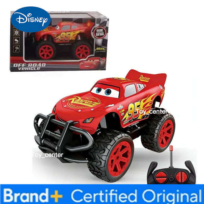 Disney 2026 NEW Pixar Cars Electric Lightning McQueen Channel 4 off-road Remote Control Car Model Collection Boys Gift Toy H260113