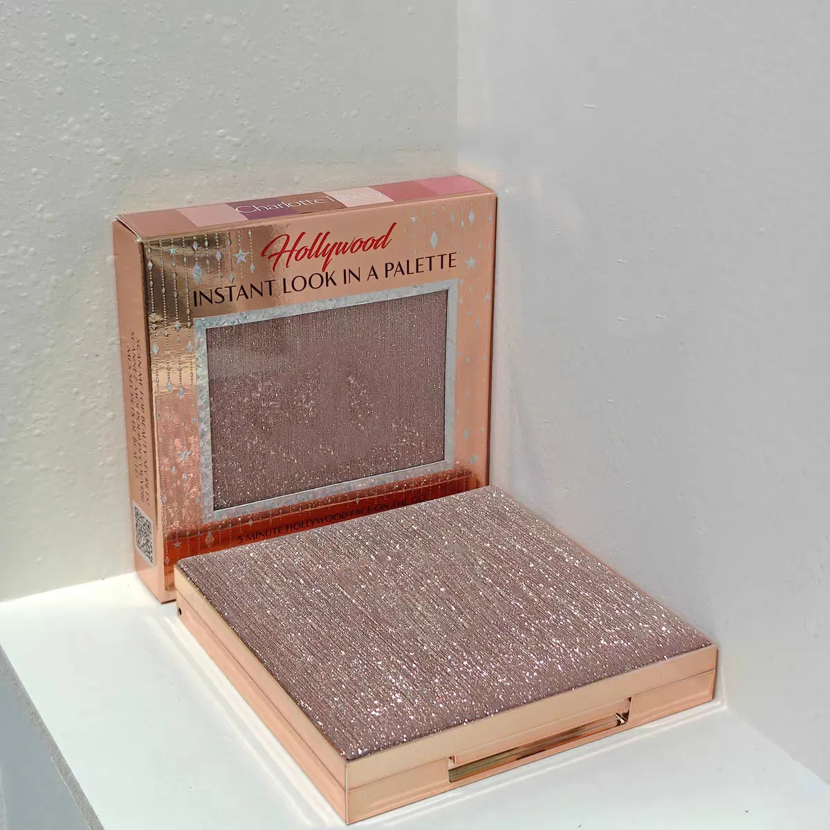 Hollywood Palette 22g Eyeshadow Blush Highlighter 5 Minute Instant Face Eye Beauty Makeup 2Colors Pretty Dreamy Bronzed Glowing Eyes Cheek Matte Face 