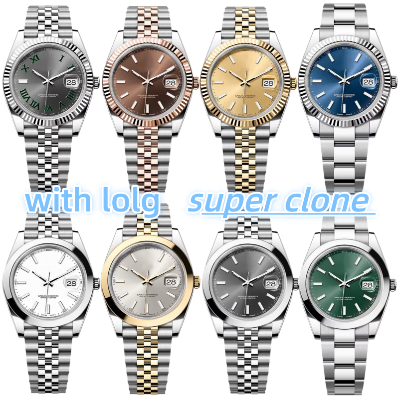Super Clone Watch 36/41MM Designer watch Men's Watch Ladies' watch Couple watches Automatic watch Waterproof watch Luxury men's watch top watch Classic style watch
