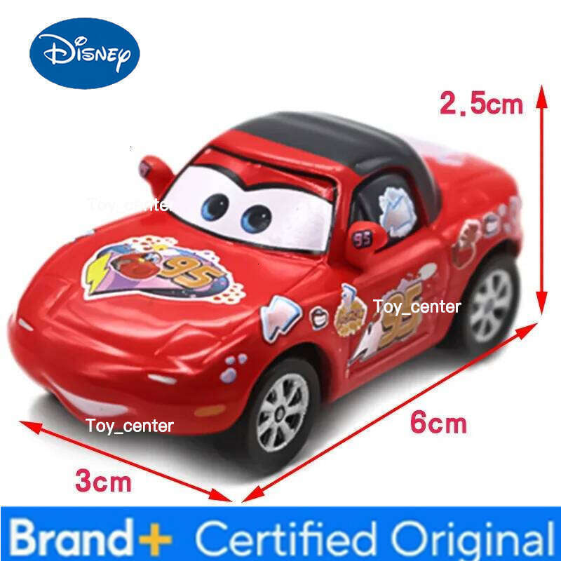 Disney Pixar McQueen Chick Hicks Fans Series Metal Diecast Model Cars Kids Toy Christmas gift H260113