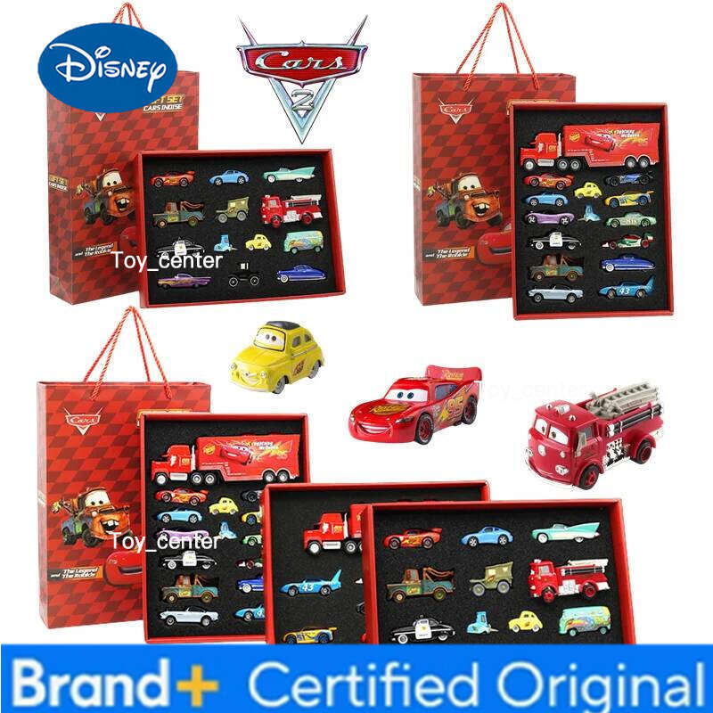 Disney Pixar Cars 3 Metal Diecast lightning McQueen Mater Champion Car Model Toy Gift Set Jackson Uncle Truck Boy Birthday Toys H260113