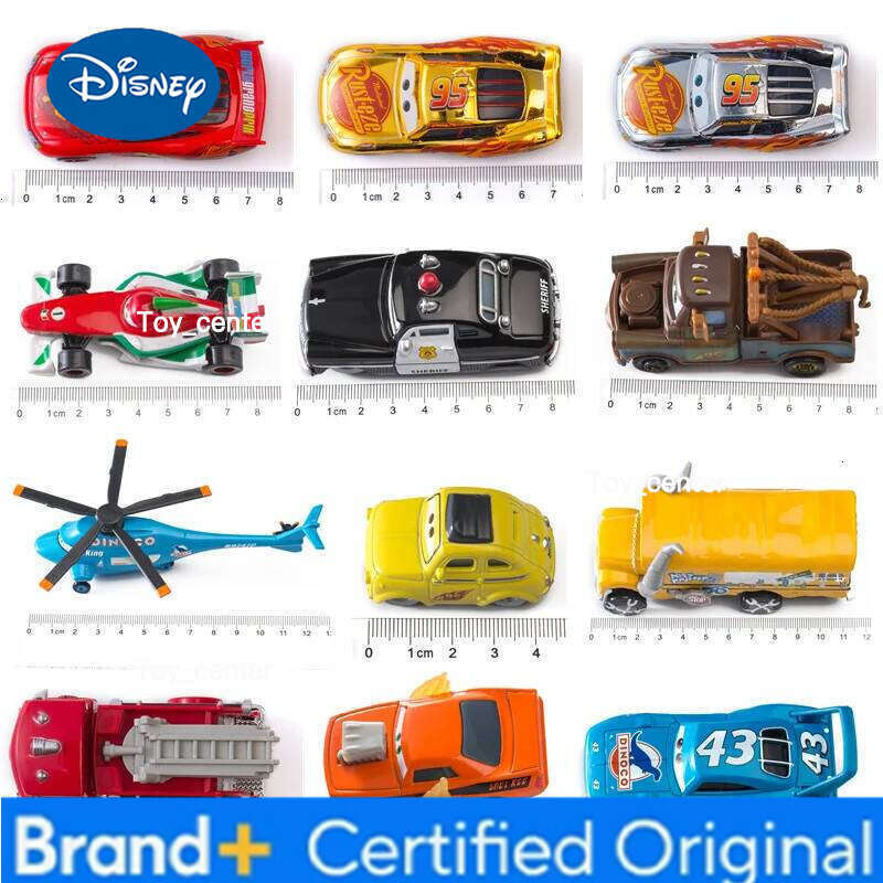 Disney Pixar Cars 3 Lightning Mcqueen Mater Alloy Car Model Collection 1:55 Diecast Vehicles Toy For Children Gifts H260113