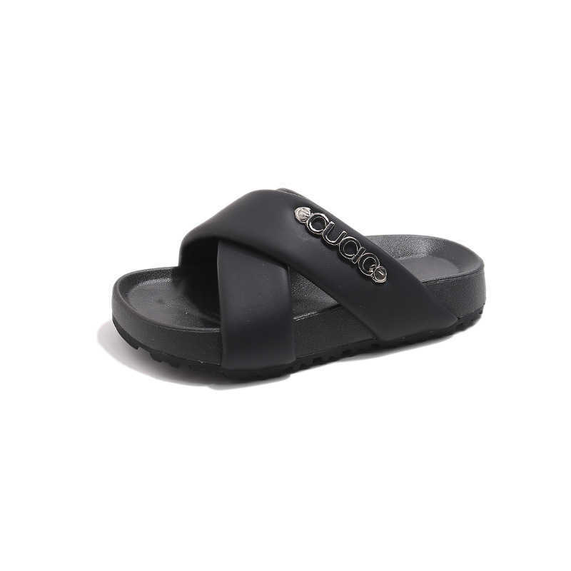 Soft Sole Slide Sandals for Outdoor Wear 2025 Fashion Thick Sole Beach Childrens Sandals Non-Slip Toddler S260312