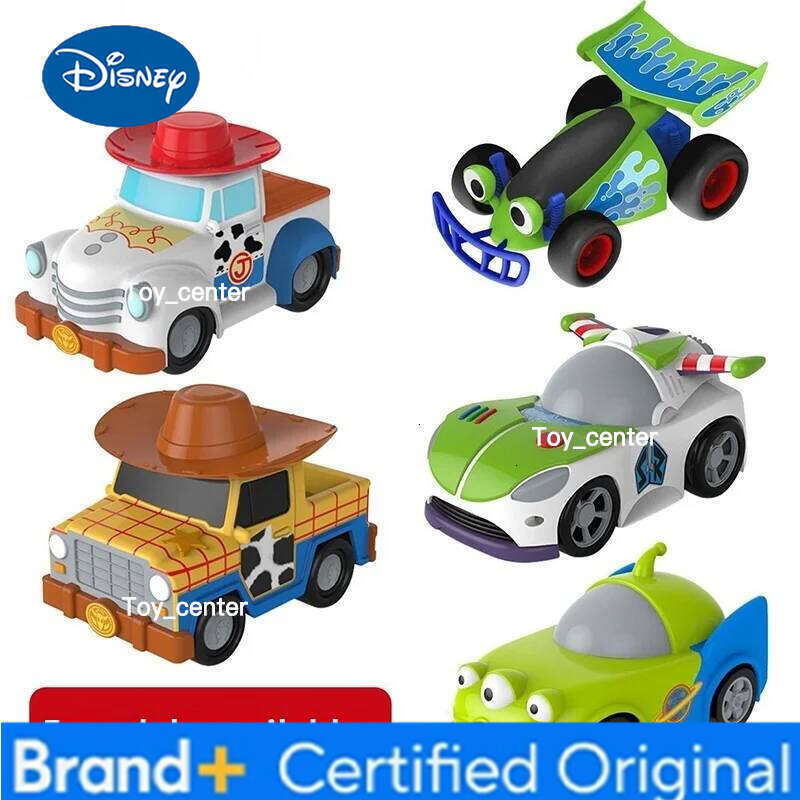 Disney Hot Toy Story Inertial Pull-Back Car Toys Buzz Lightyear Woody Jessie Rex Alien - Free Wheel Model Vehicles Gifts Cartoon Theme H260113