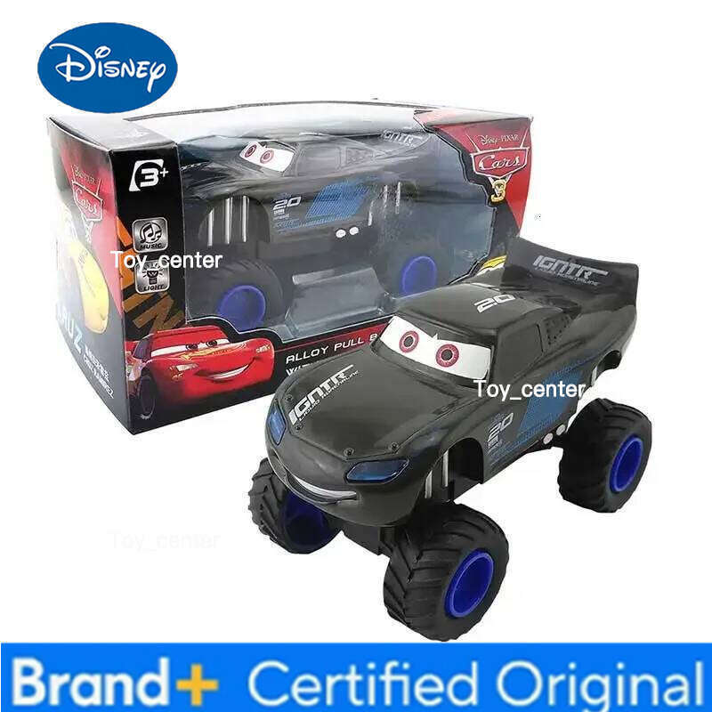 Disney Pixar Cars 3 Lightning McQueen Black Storm Jackson Cruz Sound and Light Big wheel Off road Alloy Car Children's Gift H260113