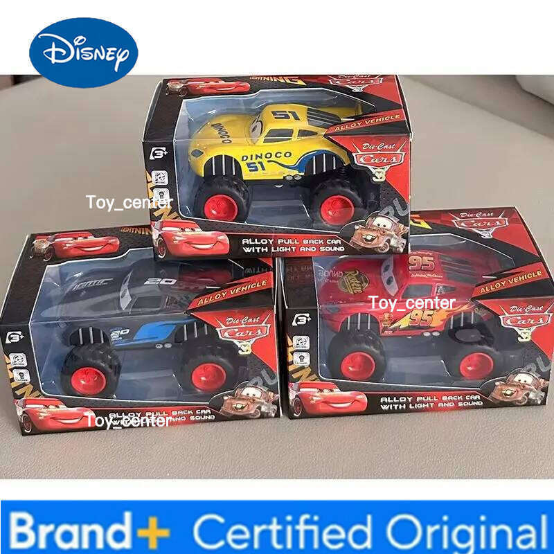 Disney Moose Pixar Cars 3 Lightning Mcqueen Big Wheels Uncle Truck Ramirez Storm Jackso Cruz Alloy Car Sound And Light Toys Gifts H260113