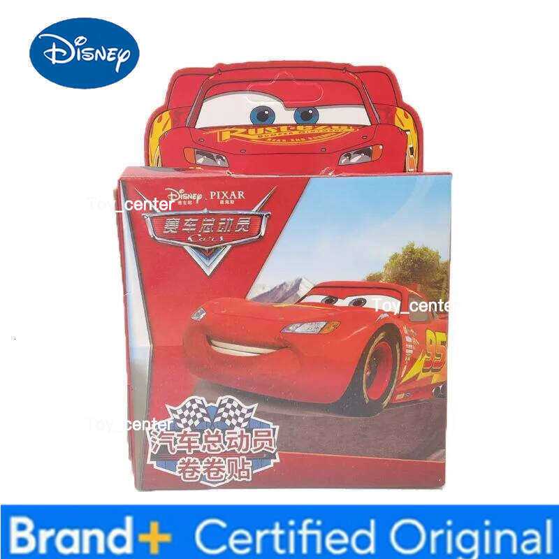 Disney Anime Peripherals Lightning McQueen Creative Cartoon Cute Roll Small Stickers DIY Self-Adhesive Decorative Gifts H260113