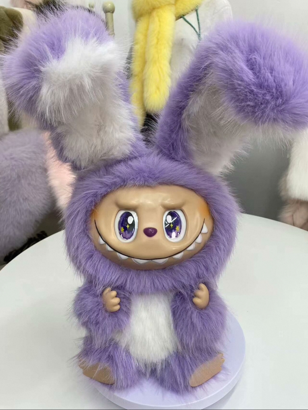 38cm Monsters Long-eared Custom Version Vinyl Plush Doll Blind Box Collectible Toy Figure Statue Home Decor QIAOWANTONG