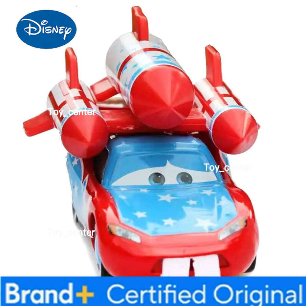 Disney Pixar Cars Rocket Fireworks McQueen Helmet Mater Diecast Model Cartoon Car Toys Boy H260113