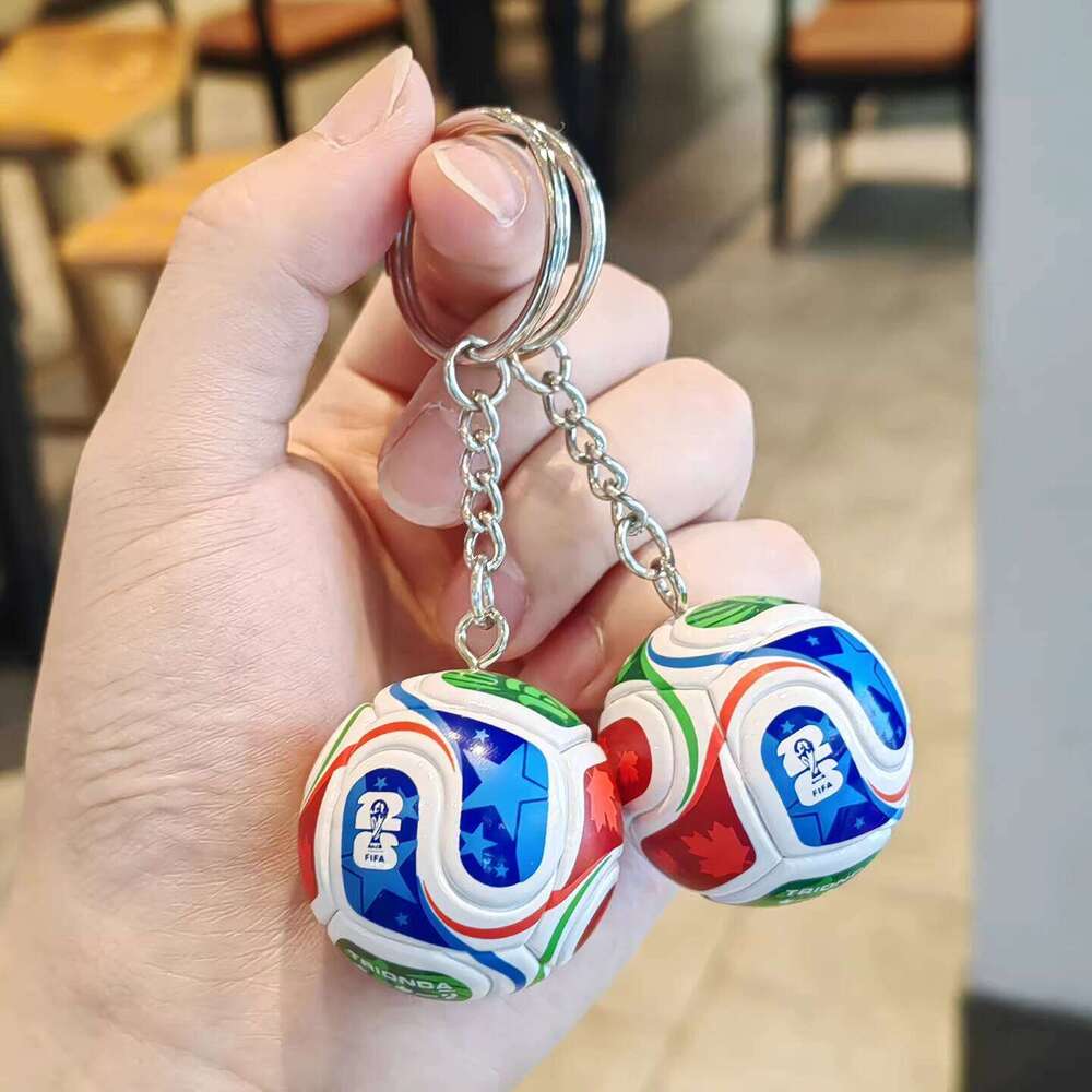 Football Pendant Keychain USA Canada Mexico 2026 World Cup Bag Accessories Men Women Souvenirs Fans Gifts dh912686698-JY