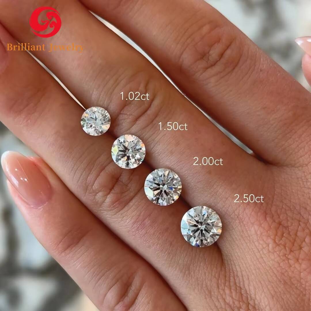CVD HPHT GIA IGI Certified 18K Gold Solitaire Engagement Ring 1ct 65mm Created Lab Grown Diamond Certified Diamond Rings
