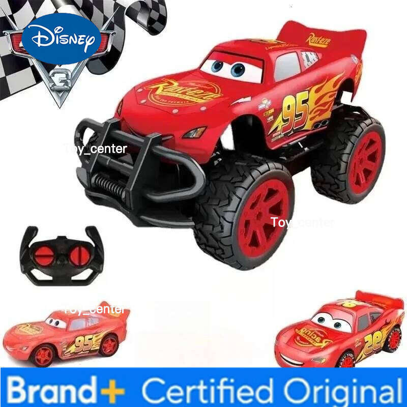 Disney Pixar Cars 3 Electric Lightning McQueen Channel 4 off-road remote control car model Boy gift toy H260113