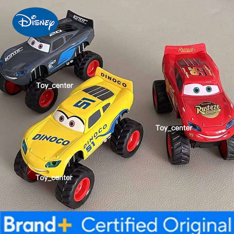 Disney Moose Pixar Cars 3 Lightning Mcqueen Big Wheels Uncle Truck Ramirez Storm Jackso Cruz Alloy Car Sound And Light Toys Gifts H260113
