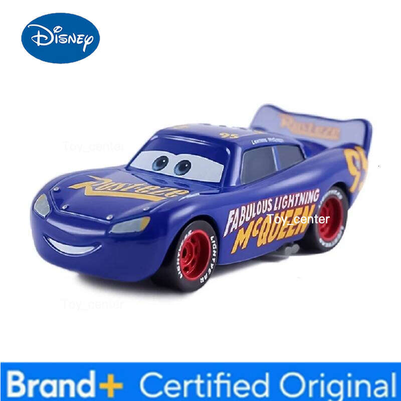 Disney Pixar Cars 95-3rd Generation Blue Metal Diecast Car 1:55 Lightning McQueen Boy Girl Gift Collection Toy H260113