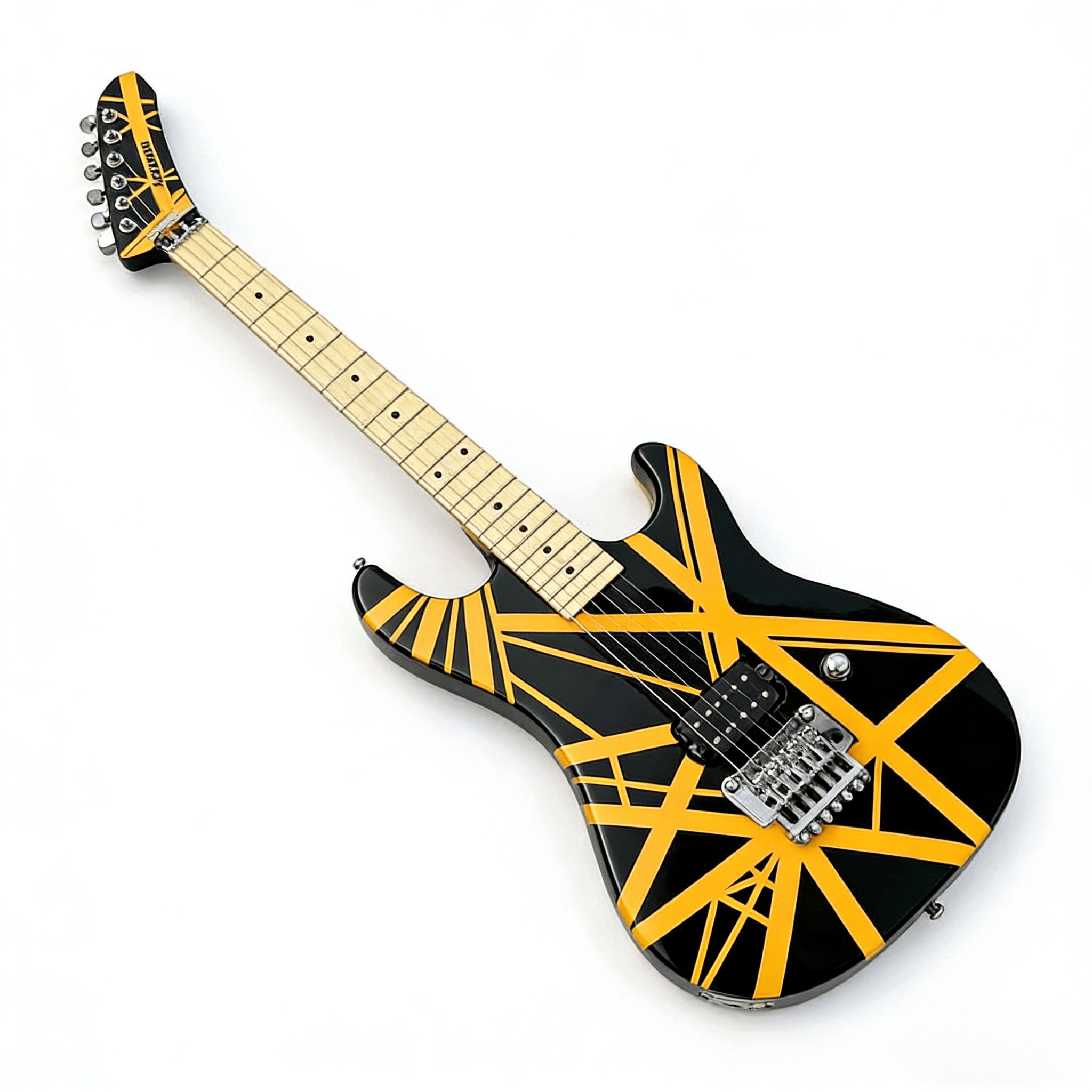 5150 Electric Guitar/classic Yellow And Black Stripes/maple Fingerboard/USB/rock/heavy Metal/blues/jazz Stage And Studio Guitars