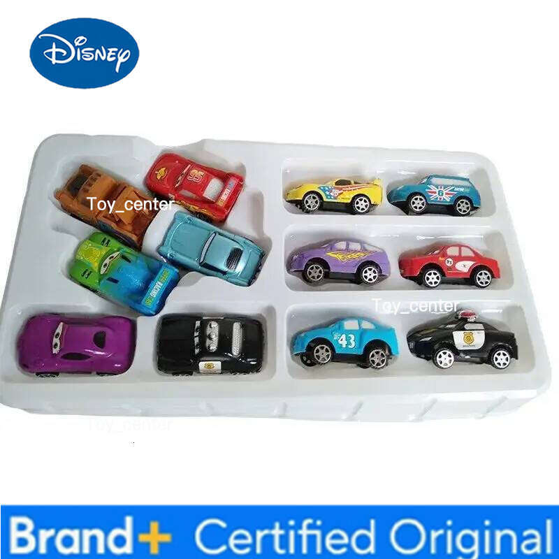 Disney 2025 New Hot Selling Small With Box 12pcs Pixar Cars Lightning Mcqueen Jackson Storm Mate The Holiday Gifts For Children H260113