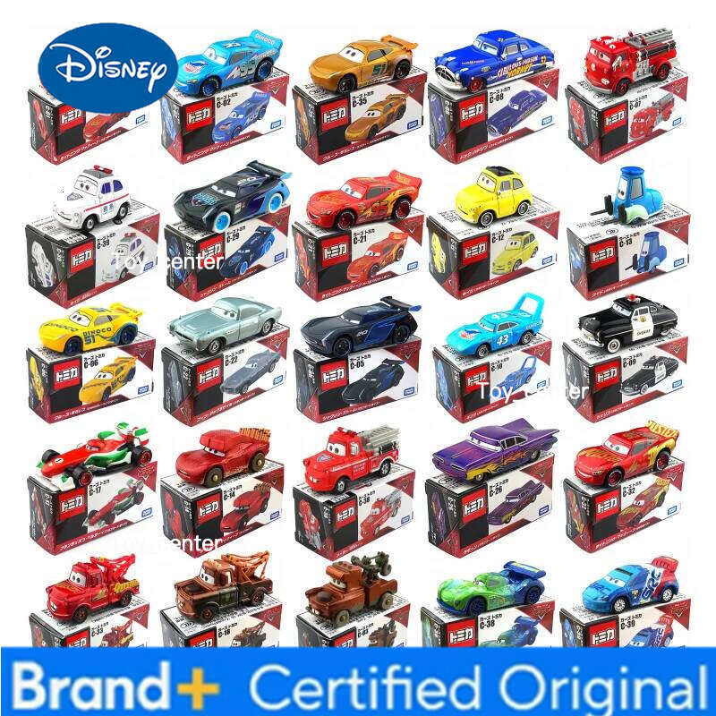 Disney In Stock Original TOMICA Cars Series Alloy Model Lightning Mcqueen Mater Collection Decoration Surprise Gift Toy Car H260113