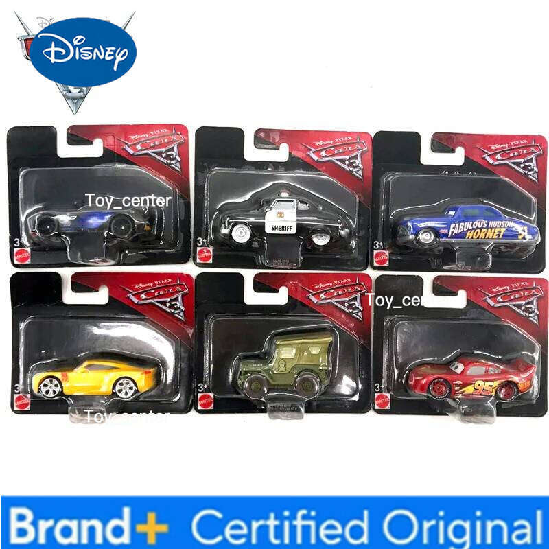 Disney Pixar Cars 3 Plastic Models New Roles Lightning McQueen Speed Challenge Jackson Storm Car Toy For Children H260113