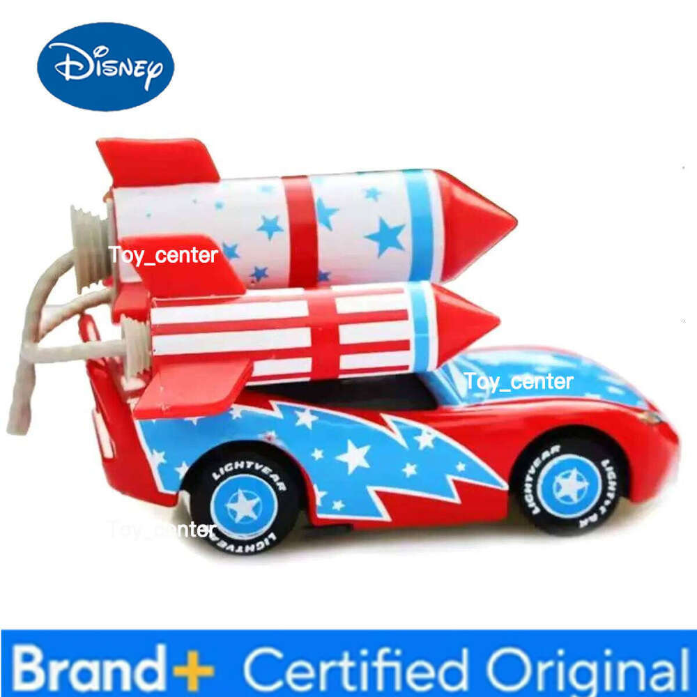 Disney Pixar Cars Rocket Fireworks McQueen Helmet Mater Diecast Model Cartoon Car Toys Boy H260113