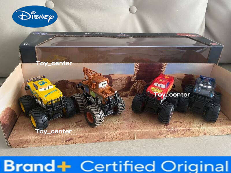 Disney Pixar Off Road Vehicle Pullback Cars 4pcs/set Lightning Mcqueen Alloy Car Model Set Kids Birthday Gift Toys H260113