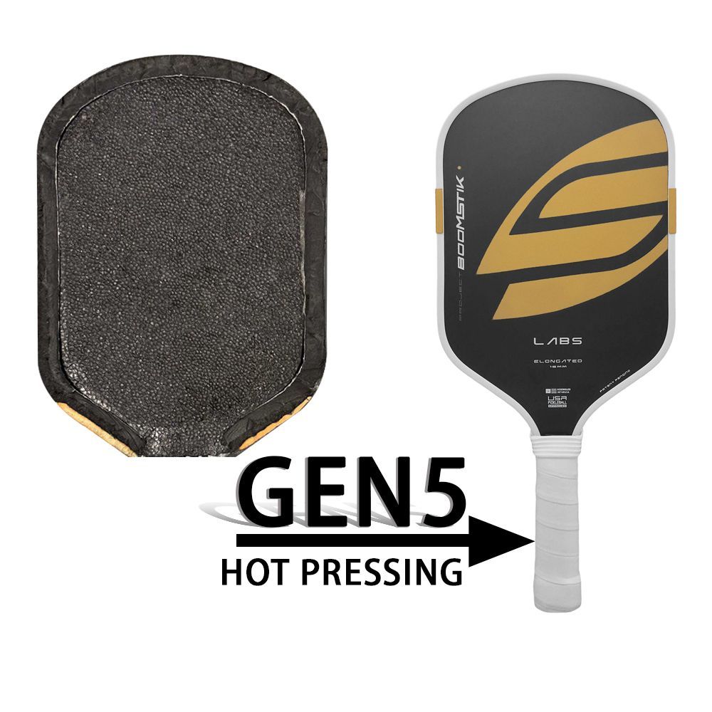 2026 Gen 5 pickleball paddle 16mm thickness T700 Carbon fiber patting surface Selkirk same style hot pressing process