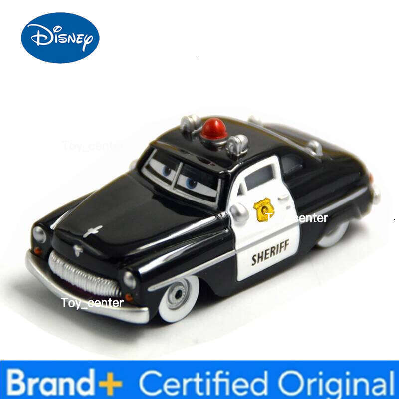 Disney Pixar Cars 2 Metal Alloy Sheriff Model Boy Toy Lightning Mcqueen Toys Car Best Kids Birthday Christmas Gift H260113