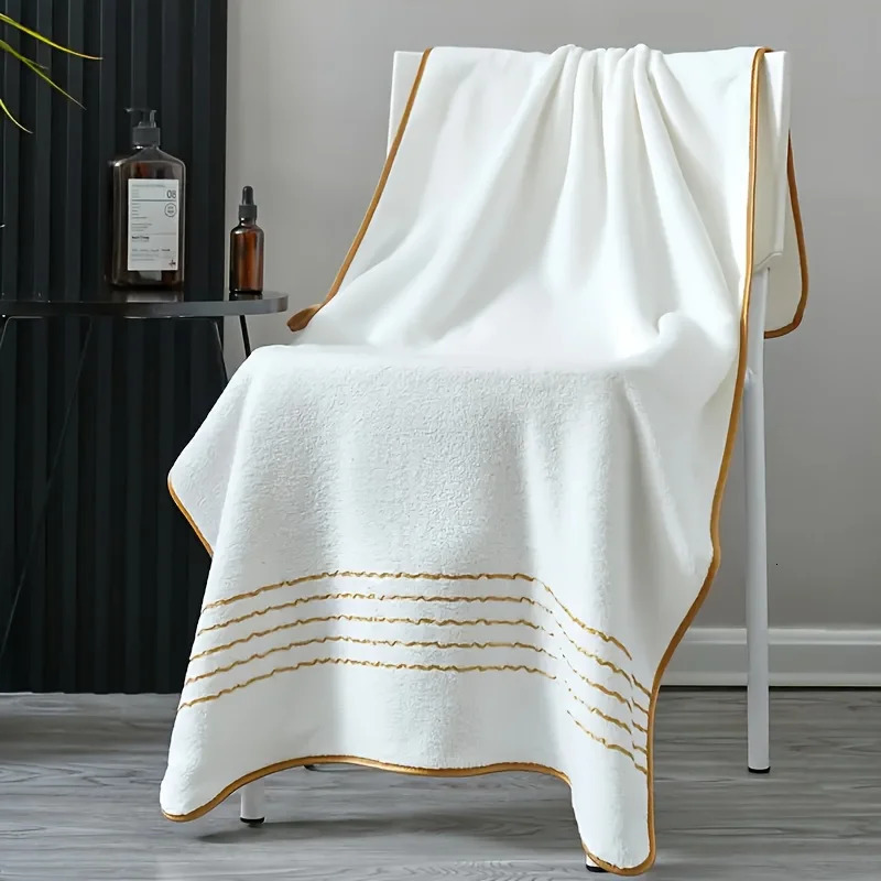 3pcs Ultra-Soft Coral Bath Towel Set Quick-Dry Spa Gym Towels Large Bath Sheets Lightweight Highly Absorbent 260113 - view 3