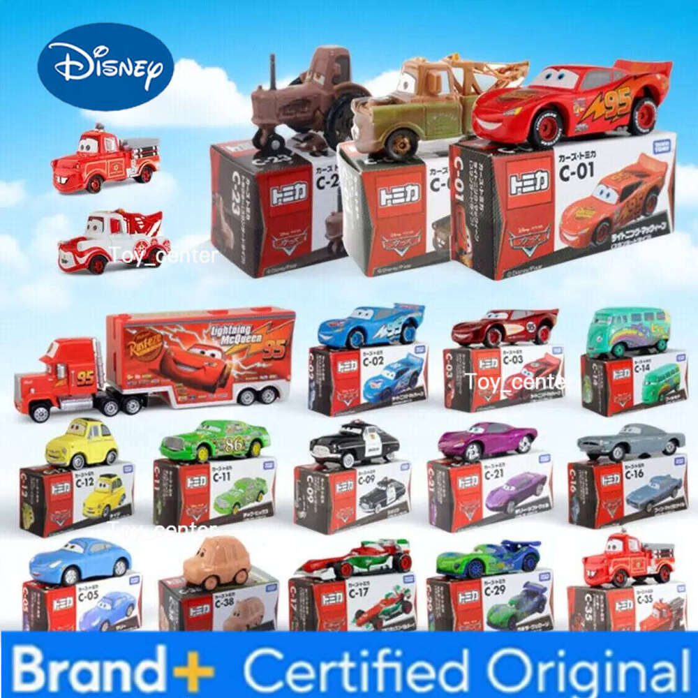 Disney Takara Tomy Tomica Pixar Cars 2 Metal Diecast Car Toy Lightning Mcqueen Number Racing Model Children Boy Toys Gift S H260113