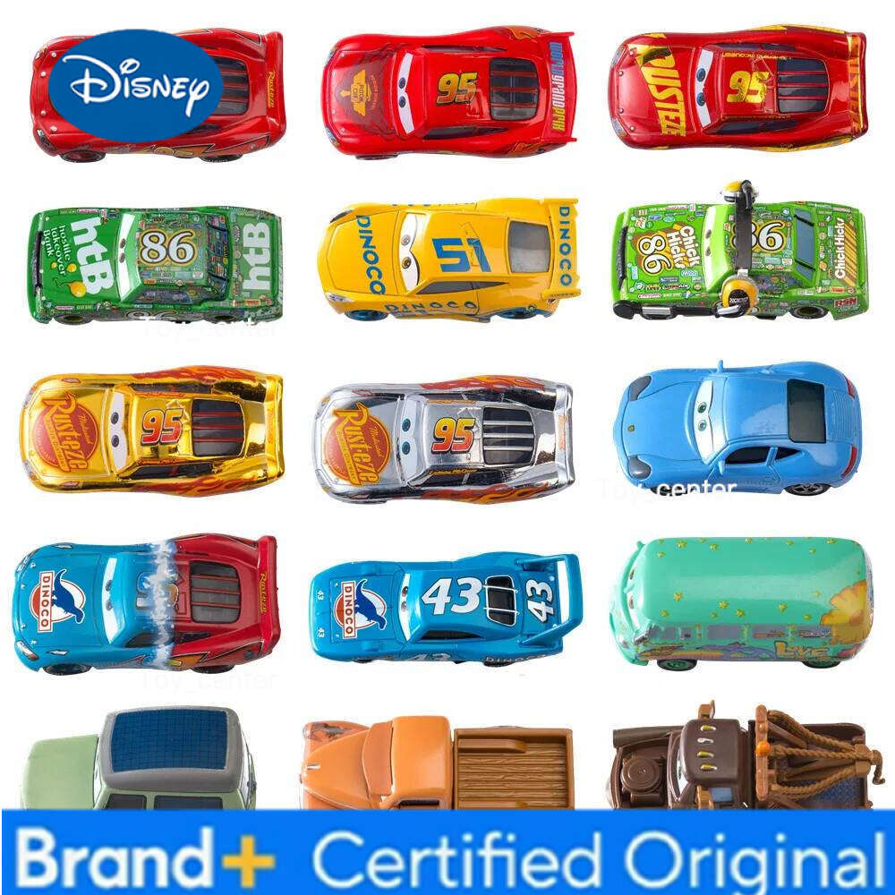 Disney Pixar Cars Toys Racing Lightning McQueen Jackson Storm Mater Sheriff 1:55 Diecast Model Car Toy Children Birthday Gift H260113