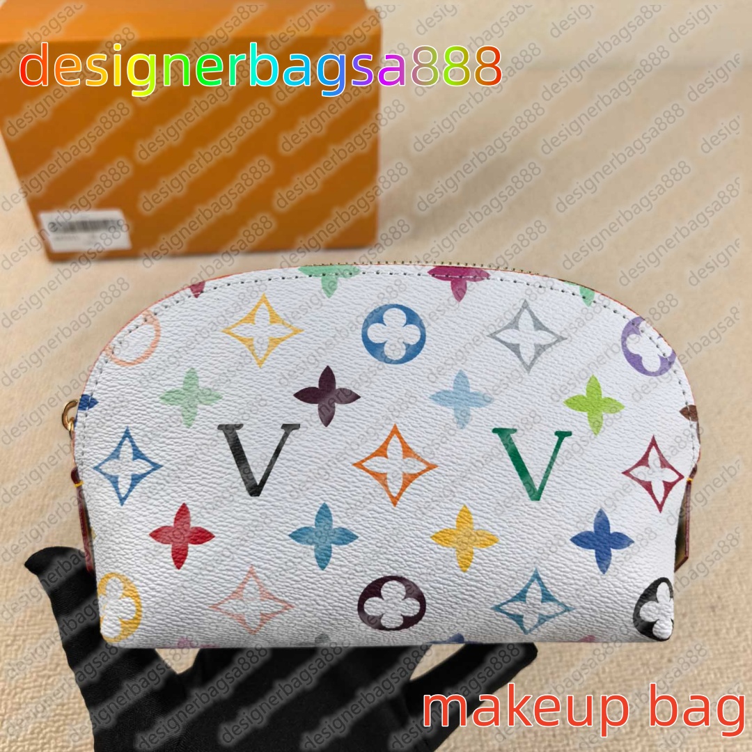 Designers Bag women Cosmetic Pouch Makeup Bags Lipstick pouch Mini Bag Toiletry Cases Luxury Clutch Travel Classic Purse card holder Takashi Murakami