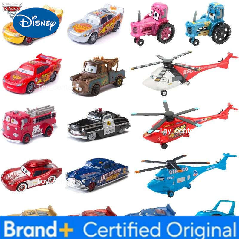 Disney Pixar Cars 3 Lightning Mcqueen Mater Alloy Car Model Collection 1:55 Diecast Vehicles Toy For Children Gifts H260113