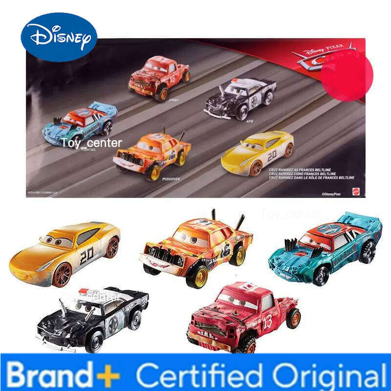 Disney Pixar Cars 2 3 The thunder valleycrash party miss cruz police suit Toy car send give Kids birthday gifts boy toy H260113
