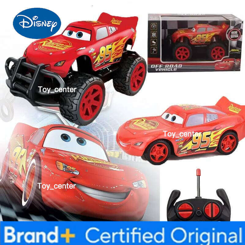 Disney 2026 NEW Pixar Cars Electric Lightning McQueen Channel 4 off-road Remote Control Car Model Collection Boys Gift Toy H2601131