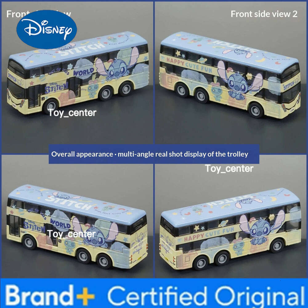 Disney HongKong Limited Edition Crossover Toy Story & Stitch Themed Taxi, Collectible Alloy Diecast Car Model H260113