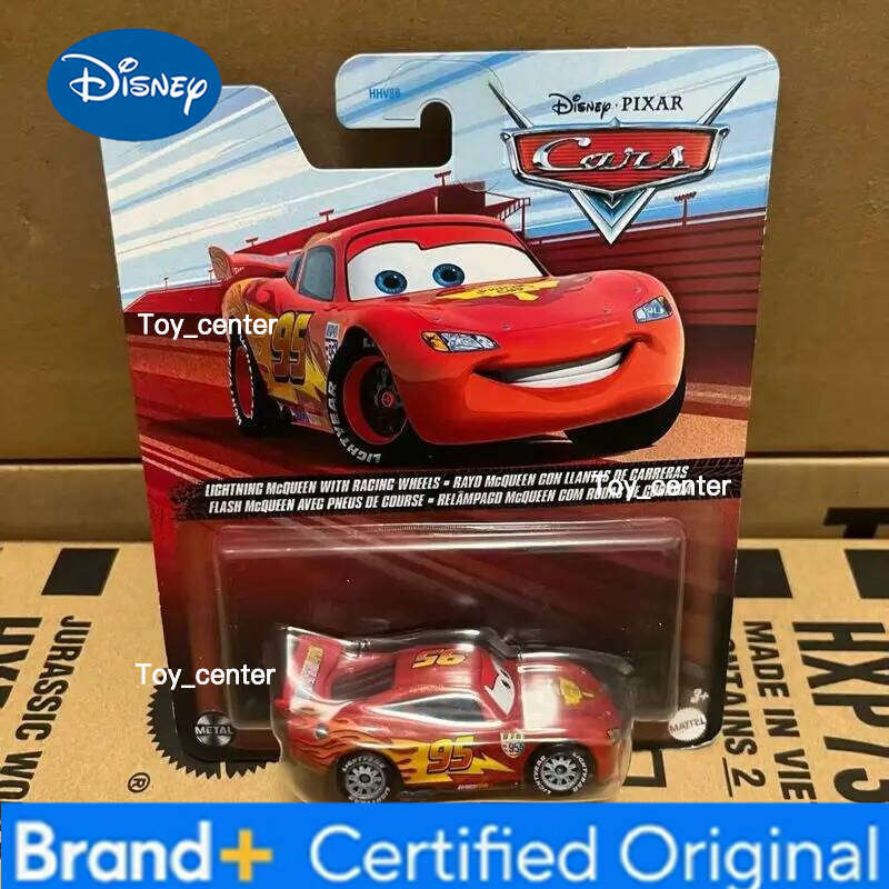 Disney 1:64 Pixar Cars Lightning McQueen Sheriff 11 Alloy Diecast Set Official Movie Replicas Collector's Gift for Kids H260113