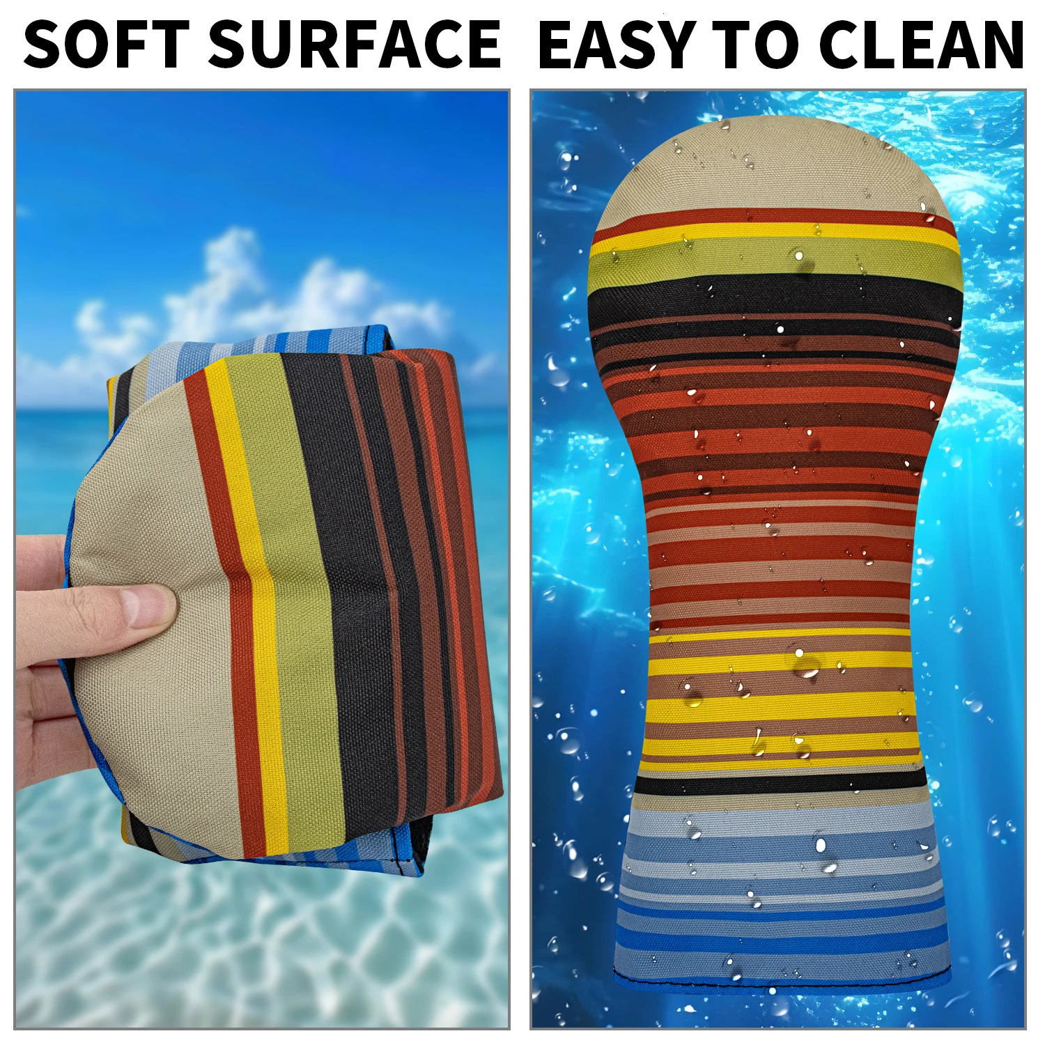 Golf Club Protective Cover - Durable and Scratch Resistant Colorful Pattern Golf Head Cover Golf Accessory Head Cover 260112