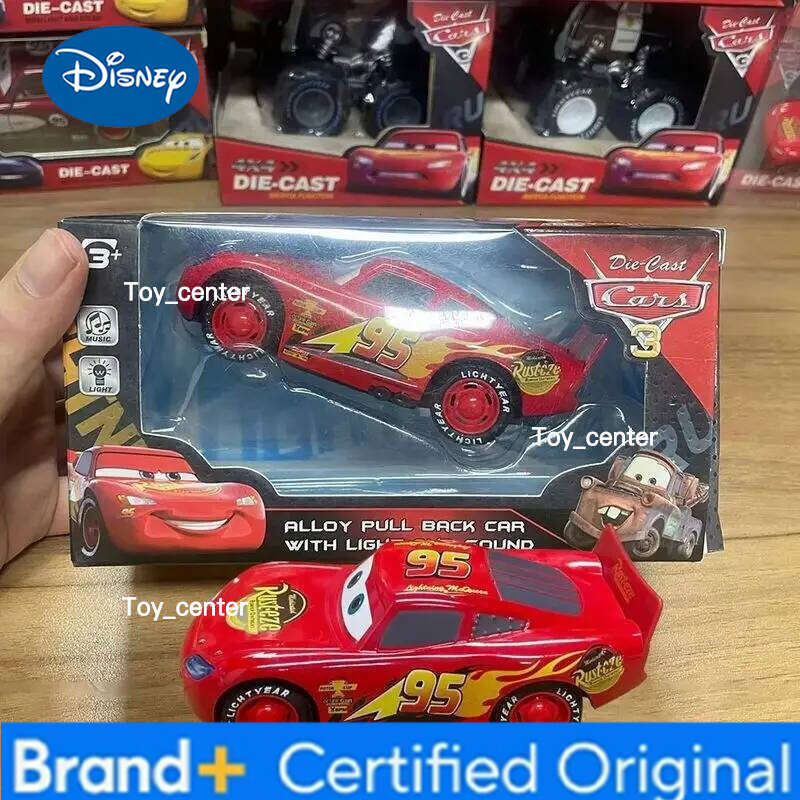 Disney Pixar Cars 3 Lightning McQueen Truck Ramirez Storm Jackson Cruz Alloy Car with Sound And Light Toys for Kids H260113
