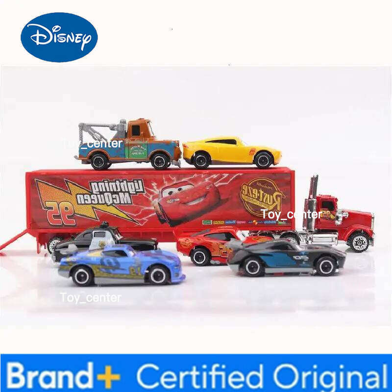 Disney Pixar 3 Lightning Mcqueen Uncle Truck Jackson Storm 1:55 Diecast Pvc Car Model Suit Toys Kids Boy Festival Kid Gift H260113