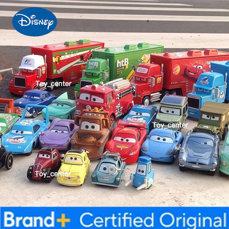 Disney toy Pixar Cars Lightning McQueen Jackson Storm Mater Sally Sheriff 1:55 Alloy Diecast Model Car boy Christmas Gift H260113