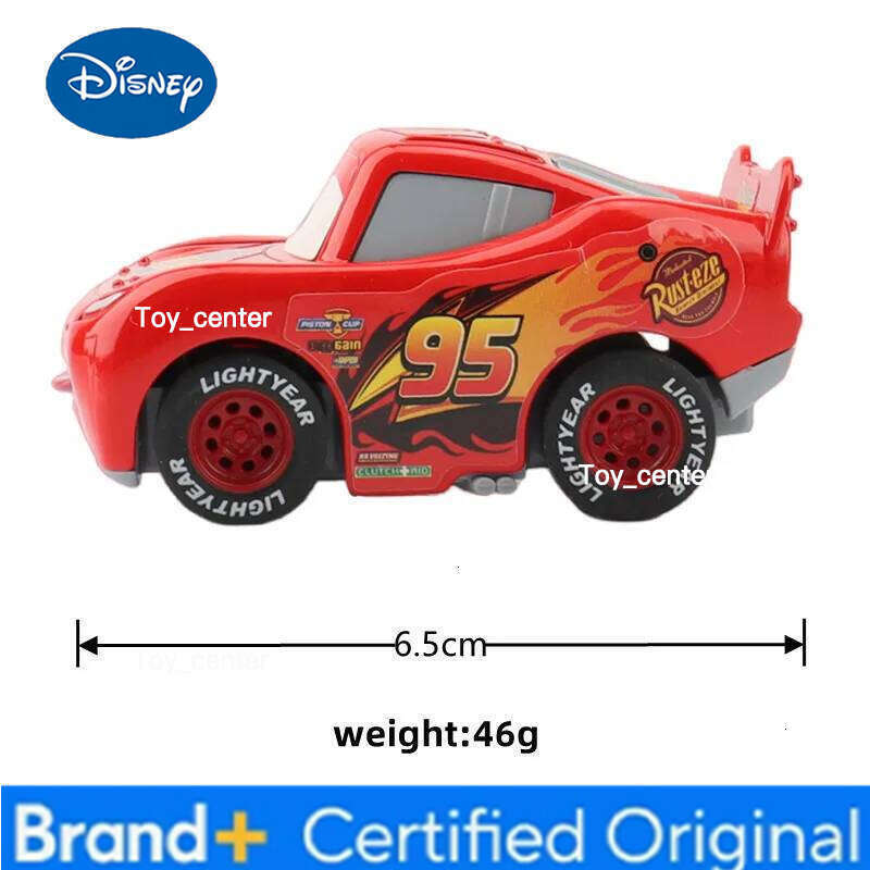 Disney Original 6.5cm Pixar Cars Mini McQueen Mater Jackson Sheriff Metal Pull-Back car Toys for Boys Christmas Gift H2601131