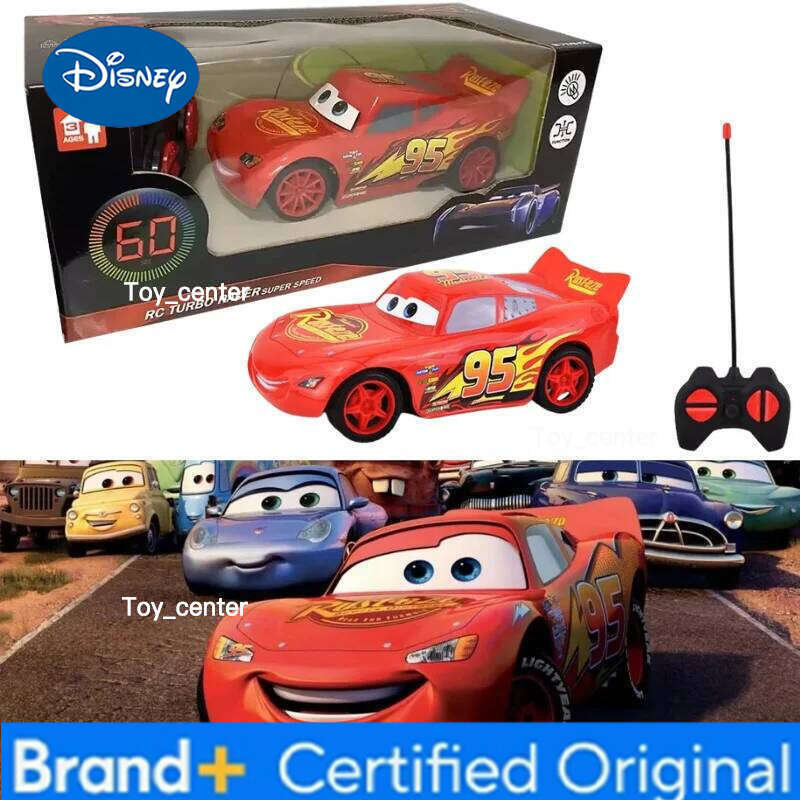 Disney 2026 NEW Pixar Cars Electric Lightning McQueen Channel 4 off-road Remote Control Car Model Collection Boys Gift Toy H2601131