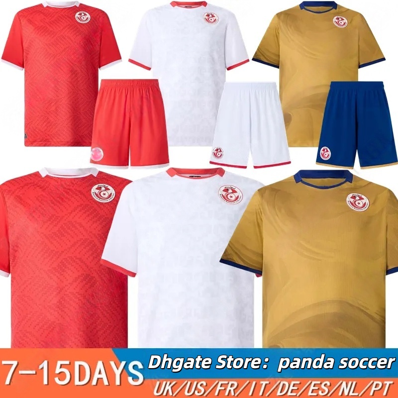 Tunisia 2025 2026 Africa Cup Home Away Third Soccer Jerseys 25 26 Men Kids Football Shirts Kit 25 26 Tunisia