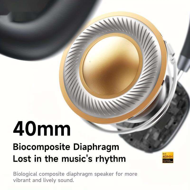 Picun F5 ANC Headphones 45Db Noise Cancellation, Wireless 5.4 Low-Latency, Spatial Audio, Hybrid Anc/Passive Mode, -C/, Compatible With Pc Xingkaishen