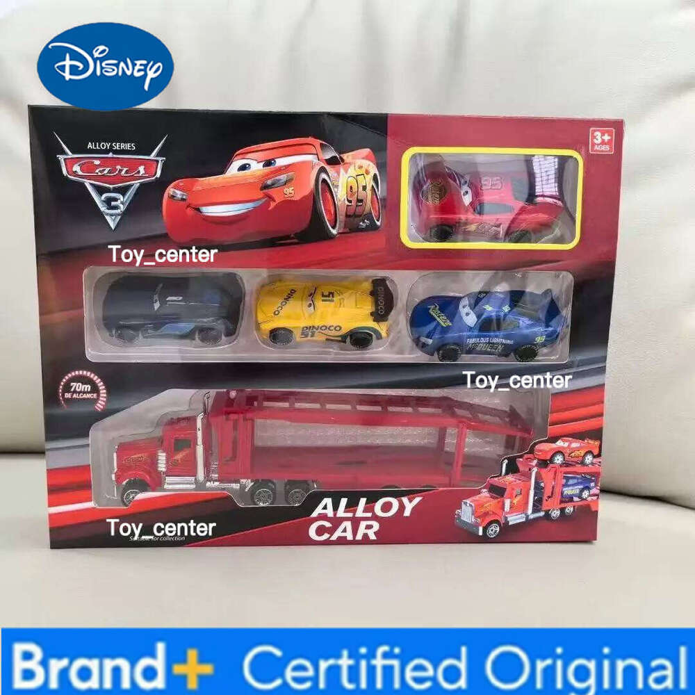 Disney Pixar 3 Lightning Mcqueen Uncle Truck Jackson Storm 1:55 Diecast Pvc Car Model Suit Toys Kids Boy Festival Kid Gift H260113