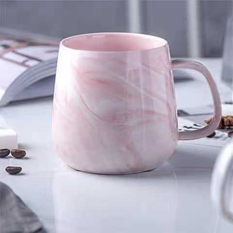 New Pearl glaze gold handle mugfashion coffee cup advanced mug rainbow glazed ceramic cupsimple Nordic teacup Drinkware gift Y251119