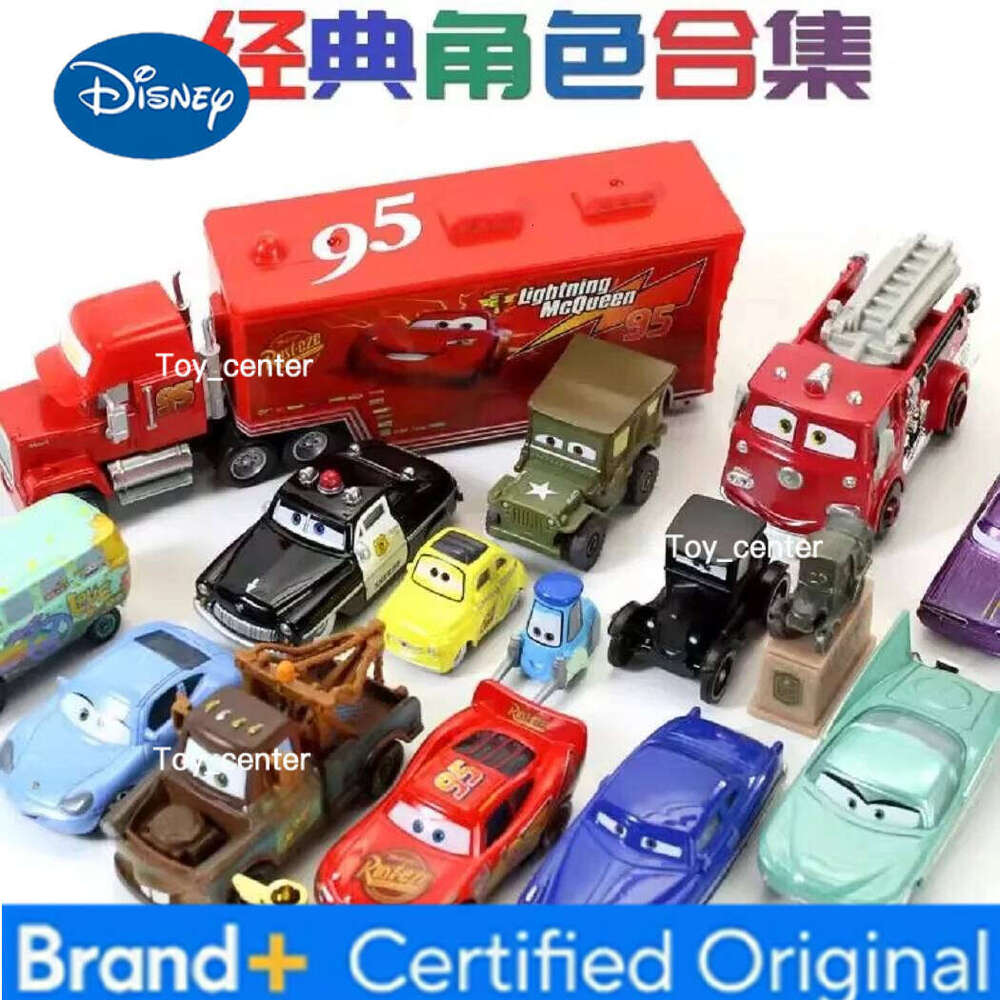 Disney Pixar Cars Lightning McQueen 1:55 Alloy Model Car Toy Mater Sheriff Metal Toys Vehicles Boy Children Gifts H260113