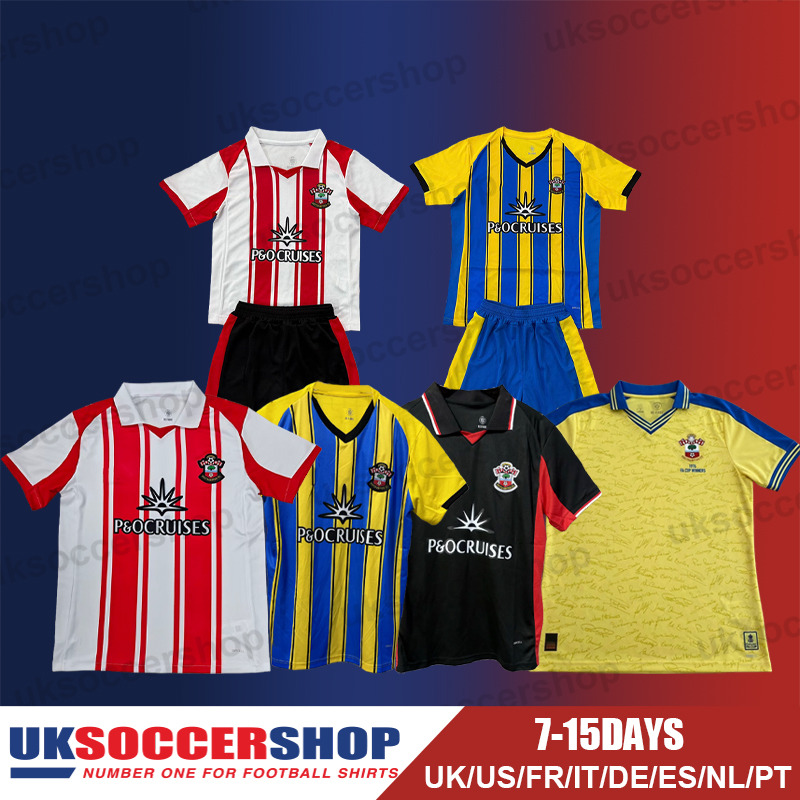 Southampton Football Jerseys 25 26 Soccer Jerseys Retro Football Shirts Tops Kits Men Kids Women Pre Match 3XL 4XL