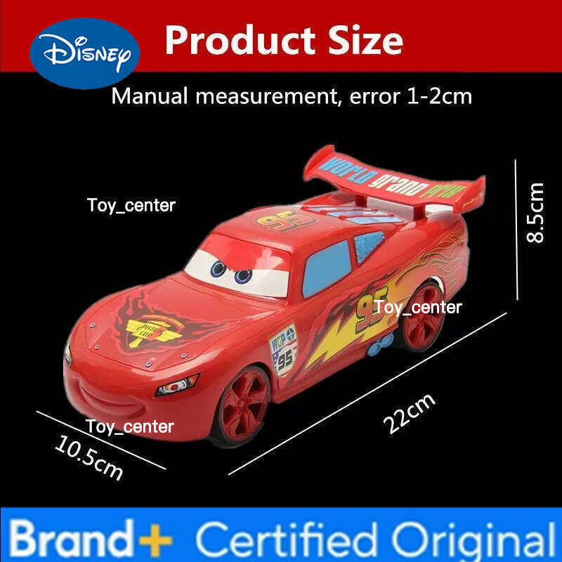 Disney Toy Animation Pixar Cars 3 Electric Lightning Mcqueen Four Channel Remote Control Car Children Christmas Toys Gift H260113